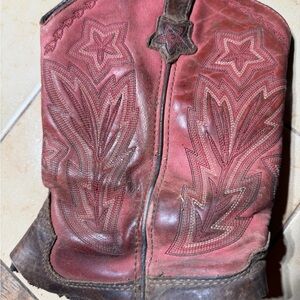 Leather cowboy boot tops DIY crafting